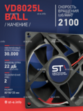 Вентилятор  VD8025L Ball (качения) 24V - st-e.info - Иваново
