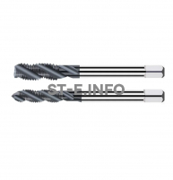 Метчик твердосплавные М14*2 машинный с винтовой канавкой,  покрытие TiCN - st-e.info - Иваново