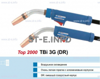 Горелка для полуавтоматической сварки TBi 3G-blue-ESG, с поворотным корпусом, длина 3 метра - st-e.info - Иваново