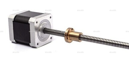 Шаговый двигатель 42HSL48-1204JA08-E146 (Tr8*4) - st-e.info - Иваново