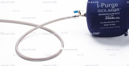 Односторонняя заглушка с трубкой и клапаном ISO 6" (152 mm)  - st-e.info - Иваново
