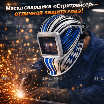 Маска сварщика хамелеон "Стритрейсер" (YXE-958I PRO) - st-e.info - Иваново