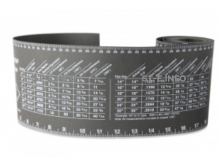 Лента для разметки труб 128mm*2500mm - st-e.info - Иваново