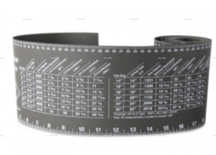 Лента для разметки труб 128mm*4600mm - st-e.info - Иваново